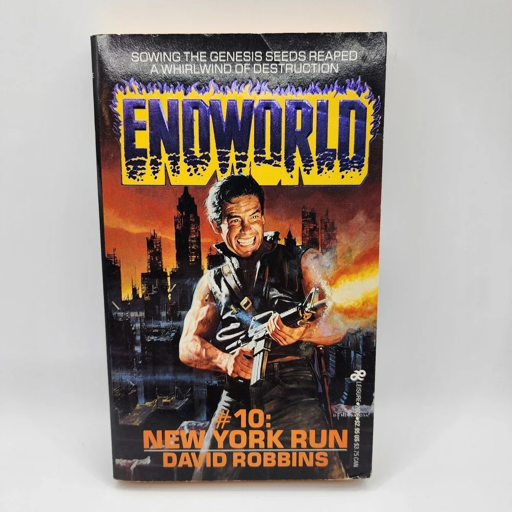 Endworld #10 New York Run by Robbins David Paperback 1988 First Edition